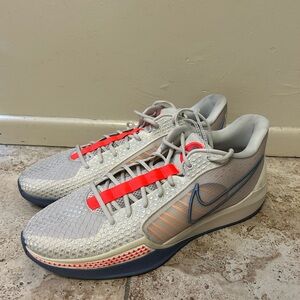 Nike Sabrina 1 Shoes Grounded Grey Blue Basketball Sneakers Mens 18 / 19.5 Women